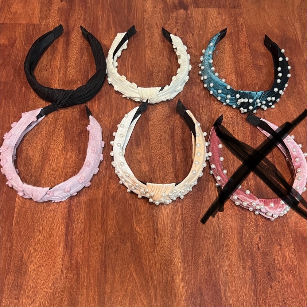NWOT set of 5 patterned headbands from amazon